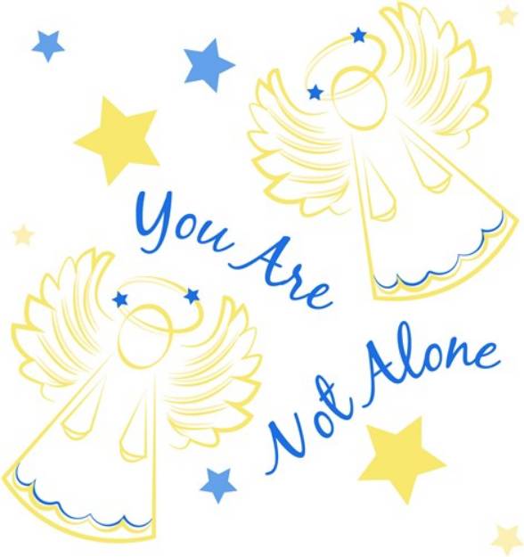 Picture of You Are Not Alone SVG File