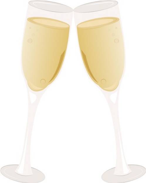 Picture of Champagne Toast SVG File