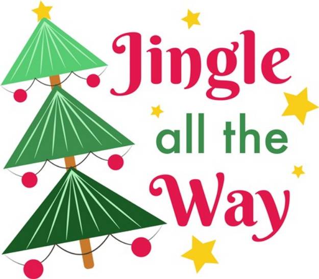 Picture of Jingle All The Way SVG File