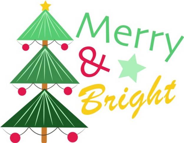 Picture of Merry & Bright SVG File