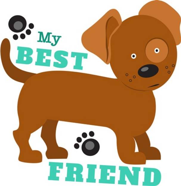 Picture of My Best Friend SVG File