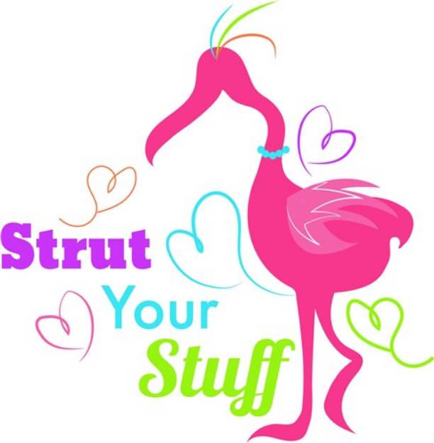 Picture of Strut Your Stuff SVG File