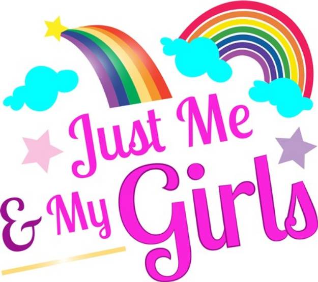 Picture of Just Me & My Girls SVG File
