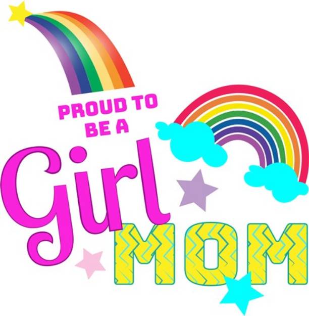 Picture of Proud Girl Mom SVG File