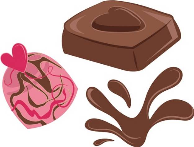 Picture of Sweet Chocolate Treats SVG File