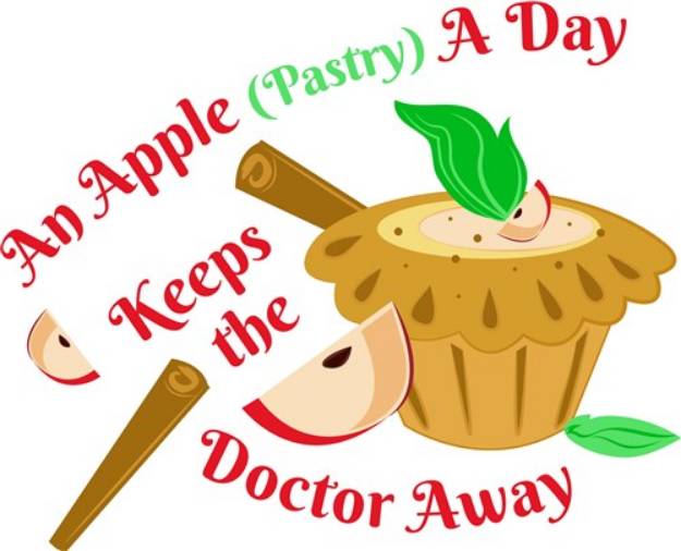 Picture of Apple Pastries SVG File