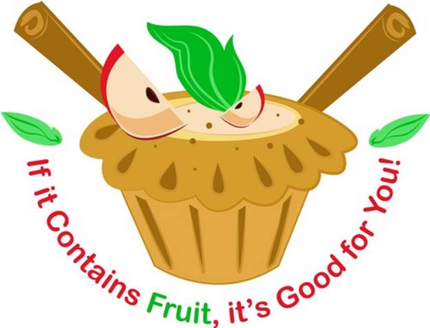 Picture of Fruit Is Good For You! SVG File