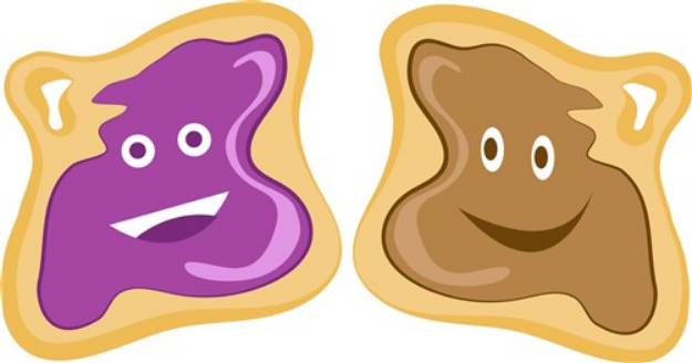 Picture of Peanut Butter & Jelly SVG File