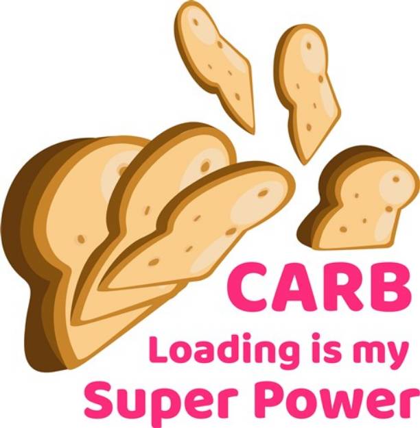 Picture of Carb Loading Super Power SVG File
