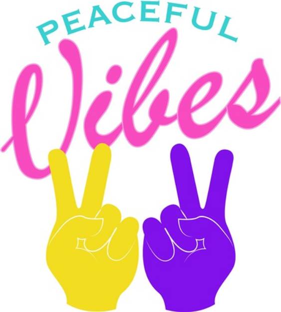 Picture of Peaceful Vibes SVG File