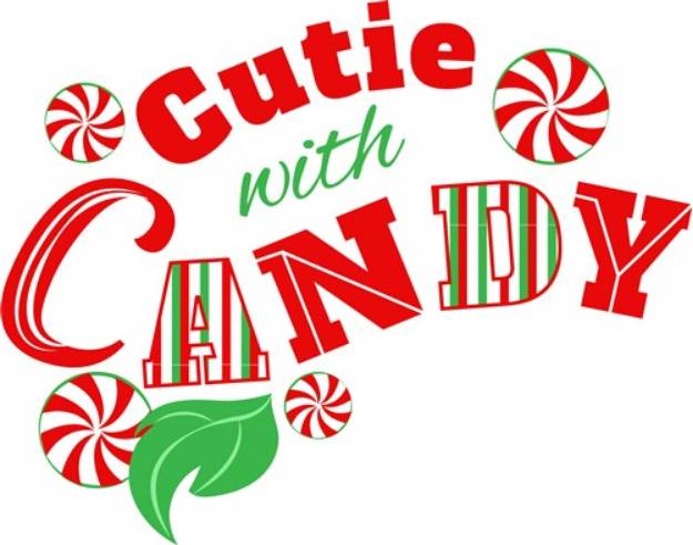 Picture of Cutie With Candy SVG File