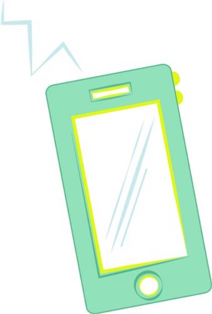 Picture of Cell Phone SVG File
