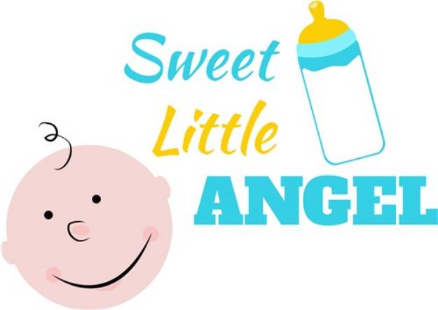 Picture of Sweet Little Angel SVG File