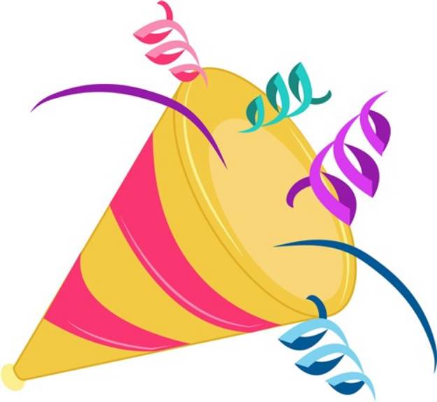 Picture of Celebration Horn SVG File