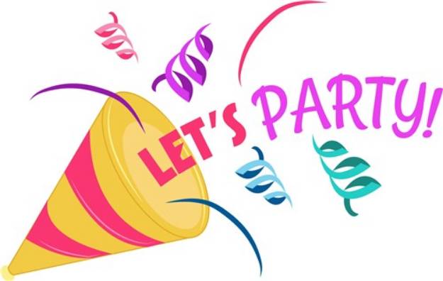 Picture of Lets Party! SVG File