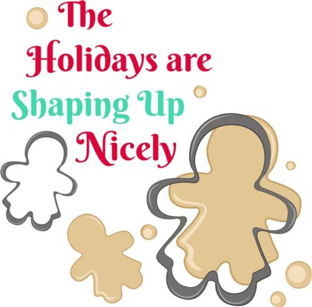 Picture of Holidays Are Shaping Up SVG File