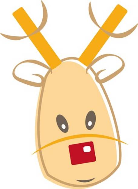 Picture of Rudolph The Reindeer SVG File
