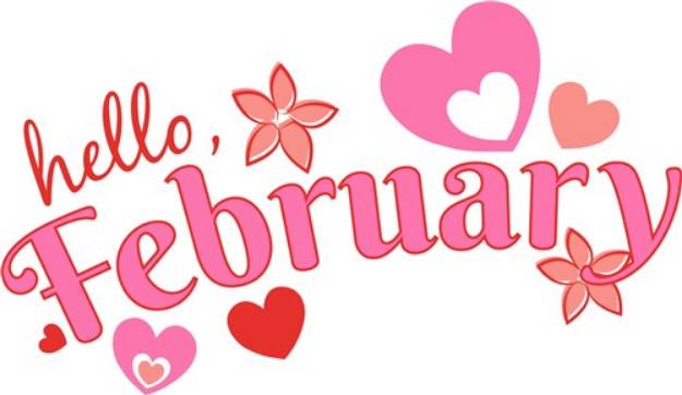 Picture of Hello, February SVG File