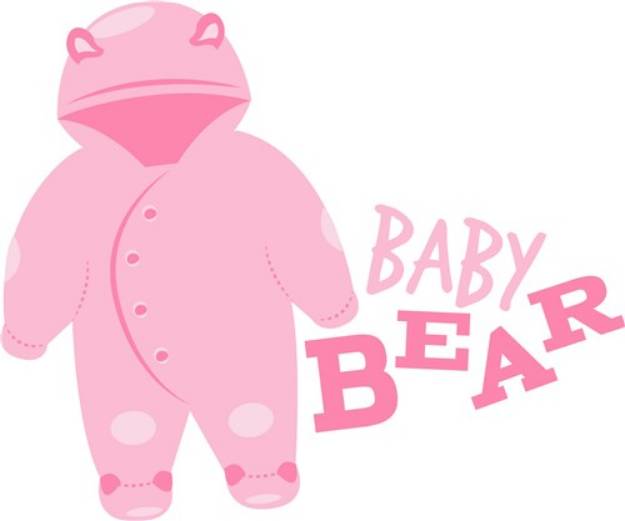 Picture of Baby Bear Outfit SVG File