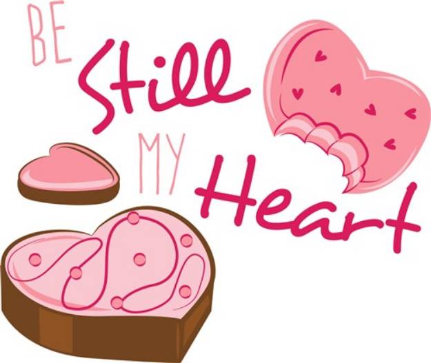 Picture of Be Still My Heart SVG File