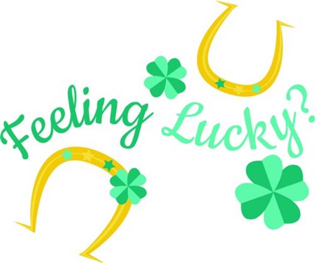 Picture of Feeling Lucky? SVG File