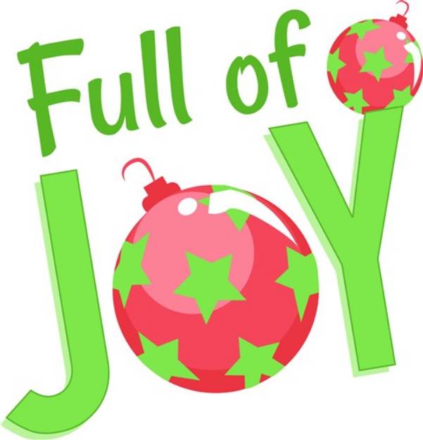 Picture of Full Of Joy SVG File
