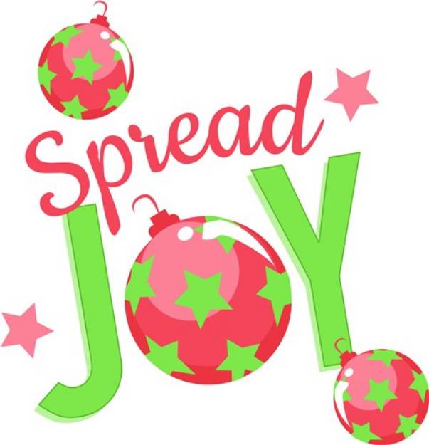 Picture of Spread Joy SVG File