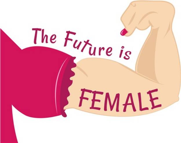 Picture of The Future Is Female SVG File