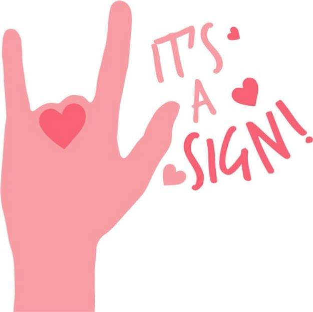 Picture of Its A Sign! SVG File