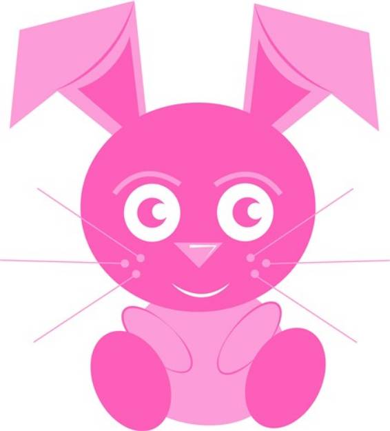 Picture of Pink Bunny SVG File
