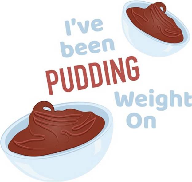 Picture of Pudding On Weight SVG File