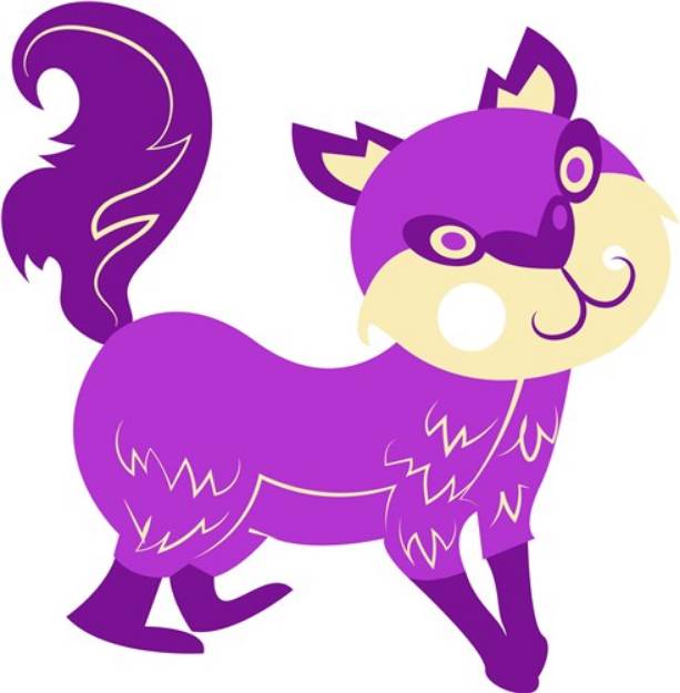 Picture of Purple Fox SVG File