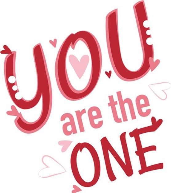 Picture of You Are The One SVG File