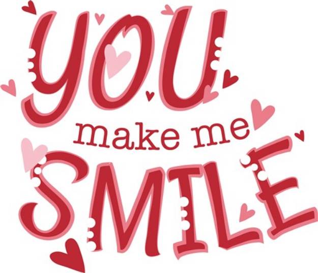 Picture of You Make Me Smile SVG File