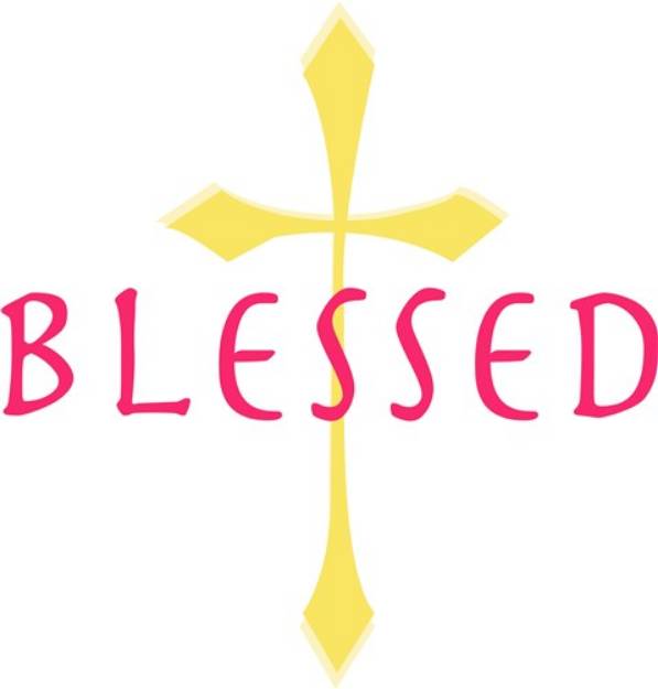 Picture of Blessed Cross SVG File