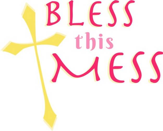 Picture of Bless This Mess SVG File