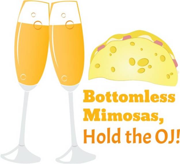 Picture of Bottomless Mimosas SVG File