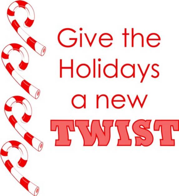 Picture of Holiday Twists SVG File