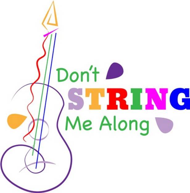 Picture of Dont String Me Along SVG File