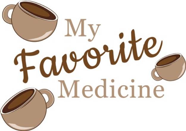Picture of My Favorite Medicine SVG File