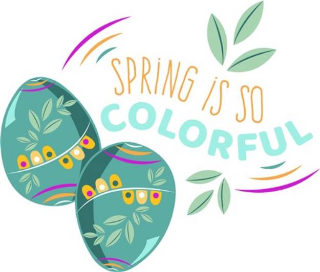 Picture of Spring Is So Colorful SVG File