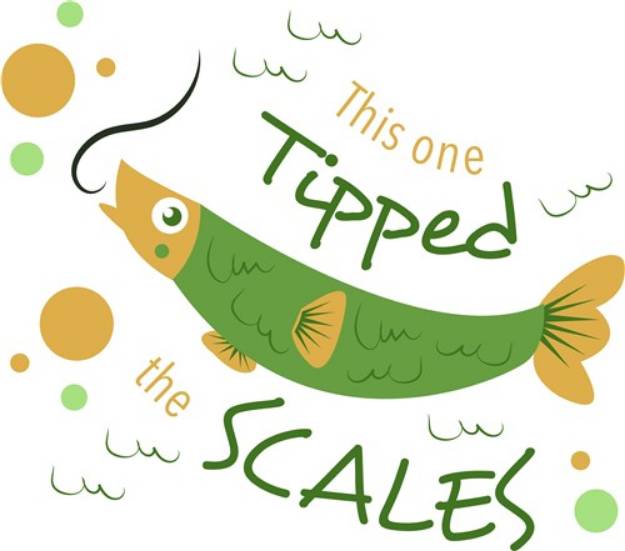 Picture of Tipped The Scales SVG File