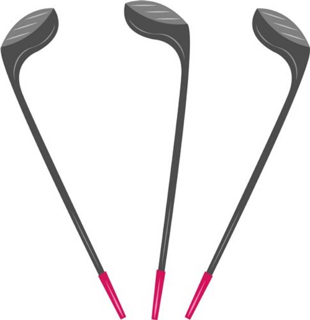 Picture of Golf Clubs SVG File