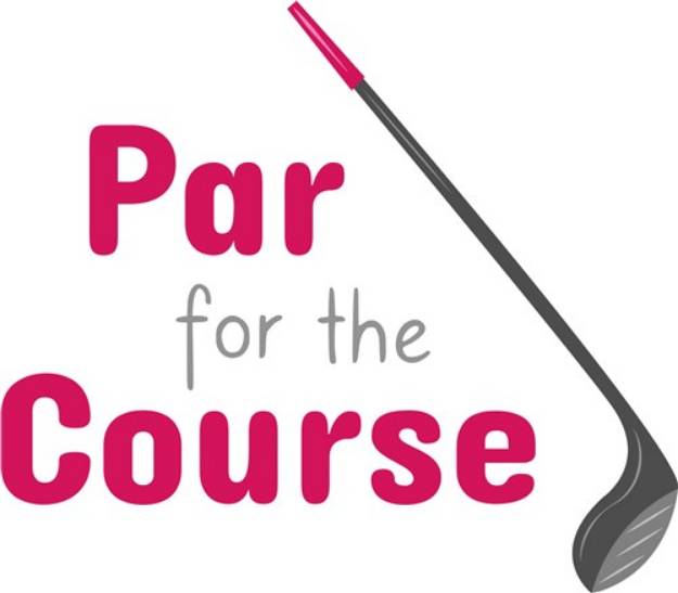 Picture of Par For The Course SVG File