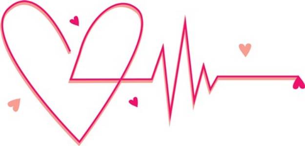 Picture of Heartbeat SVG File