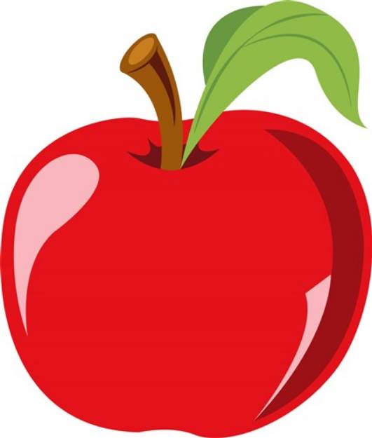 Picture of Shiny Apple SVG File