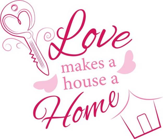Picture of Make A House A Home SVG File