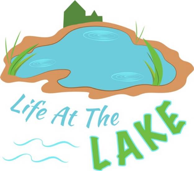 Picture of Life At The Lake SVG File