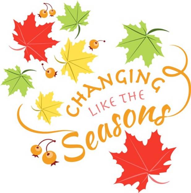 Picture of Changing Like The Seasons SVG File