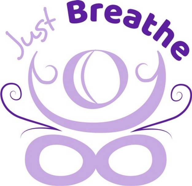 Picture of Just Breathe SVG File